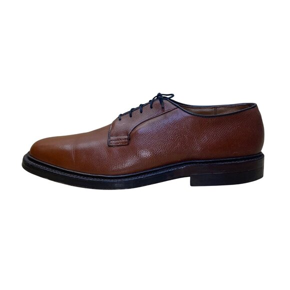 The Shoe Tree Men’s Brown Leather Lace-Up Classic Oxford Dress Shoes Size 10.5 main image 5